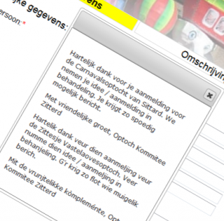 Optocht deelnemers nu aanmelden…